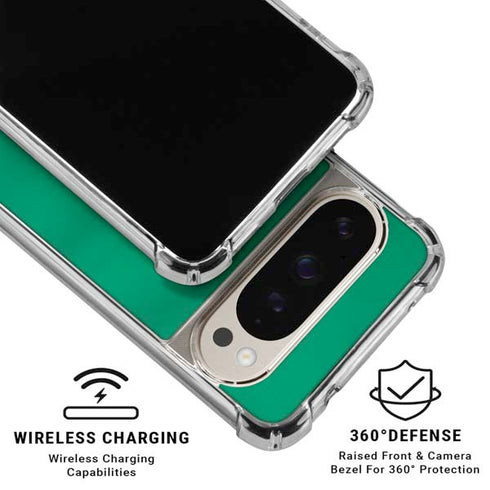 Saudi Arabia Soccer Flag Pixel 9/9 Pro Clear Case